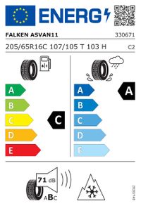 Falken Ganzjahresreifen "205/65R16 107/105T - EUROALL SEASON VAN11", Art.-Nr. 330671