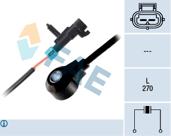 Klopfsensor 60244 FAE für OPEL CHEVROLET - Bild 3