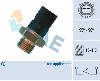 FAE Temperaturschalter, Kühlerlüfter 36490 für MITSUBISHI