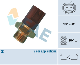 FAE Temperaturschalter, Kühlerlüfter 36510 für Suzuki Subaru