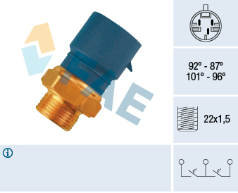FAE Temperaturschalter, Kühlerlüfter 38240 für Volvo