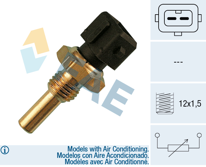 FAE Sensor, Kühlmitteltemperatur 33300 für ROVER