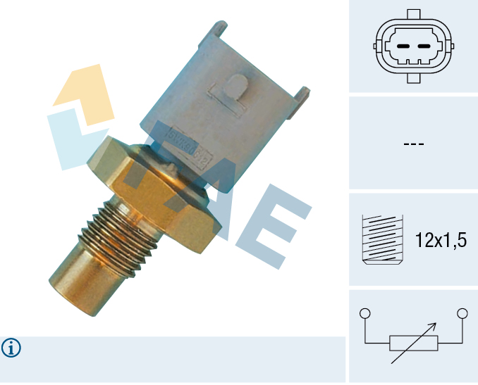 FAE Sensor, Kühlmitteltemperatur 33670 für Opel GM