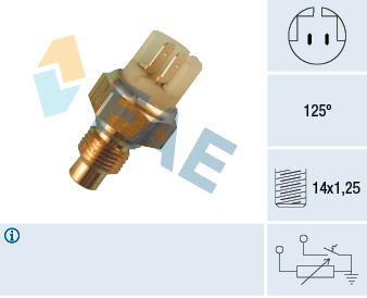 FAE Sensor, Kühlmitteltemperatur 34040 für RENAULT