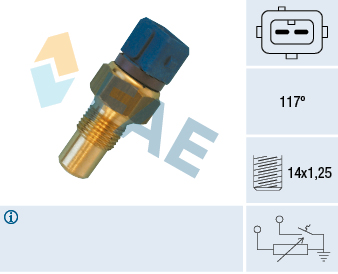 FAE Sensor, Kühlmitteltemperatur 34440 für Citroën