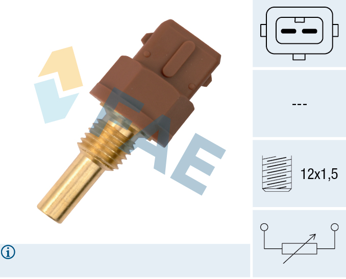FAE Sensor, Öltemperatur 33595 für JAGUAR ROVER LAND