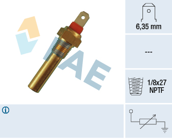 Fae Sensor, Kühlmitteltemperatur 31640 - Bild 3