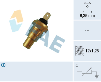 FAE 31650 Sensor für Kühlmitteltemperatur Sensor Kühlmitteltemperatur - Bild 5