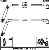 FACET Zündleitungssatz 47208 für Ford