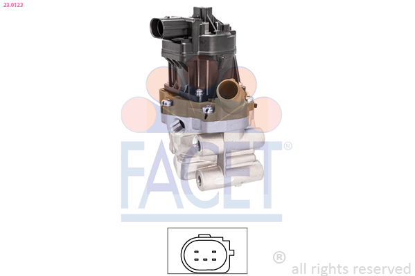 FACET AGR-Ventil 230123 für Iveco