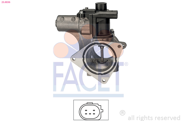 FACET AGR-Ventil 230036 für VW