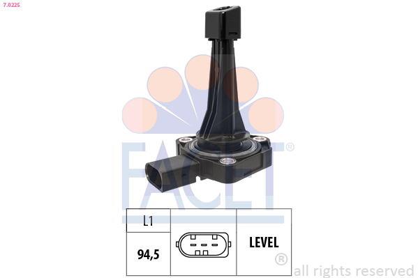 FACET Sensor, Motorölstand 70225 für GENESIS KIA