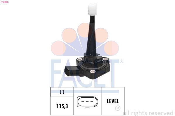 FACET Sensor, Motorölstand 70238 für VW