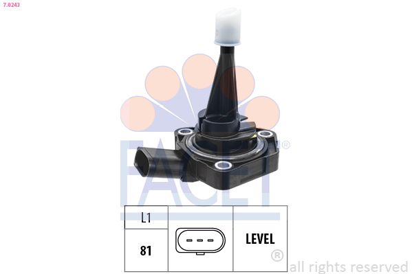 FACET Sensor, Motorölstand 70243 für VW Porsche