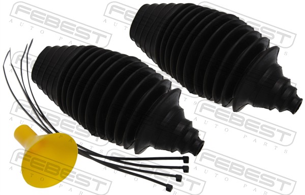 FEBEST Faltenbalg, Lenkung ferkb001 Vorderachse für Volvo Citroën/Peugeot Ford Opel GM GEELY MAZDA Chrysler HONDA MITSUBISHI NISSAN RENAU