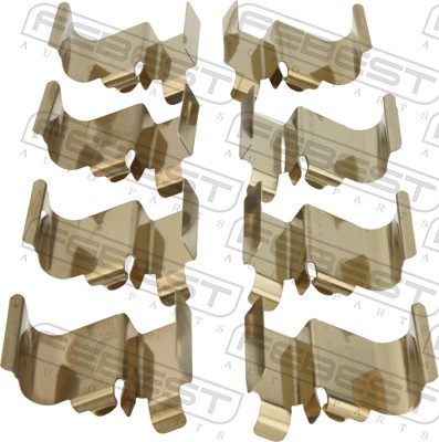 FEBEST Zubehörsatz, Scheibenbremsbelag 0403v98wf Vorderachse für Ford MITSUBISHI