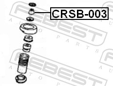 FEBEST Distanzrohr, Stoßdämpfer crsb003 für ALFAROME/Fiat/LANCI Chrysler