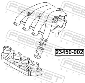 FEBEST Ladeluftschlauch 23450002 für VAG
