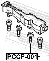 FEBEST Stecker, Zündspule pgcp001 für Citroën/Peugeot