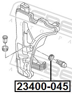 FEBEST Dichtung, Waschwasserpumpe/Waschwasserbehälter 23400045 für VAG