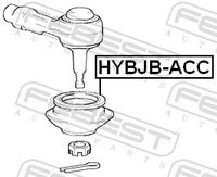 FEBEST Reparatursatz, Spurstangenkopf, Art.-Nr. HYBJB-ACC