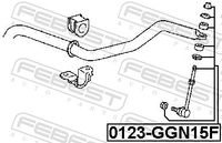 FEBEST Stange/Strebe, Stabilisator, Art.-Nr. 0123-GGN15F