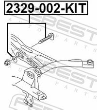 FEBEST Sturzkorrekturschraubensatz, Art.-Nr. 2329-002-KIT