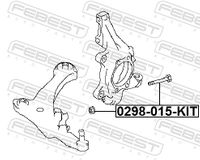 FEBEST Sturzkorrekturschraubensatz, Art.-Nr. 0298-015-KIT