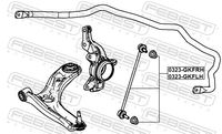 FEBEST Stange/Strebe, Stabilisator, Art.-Nr. 0323-GKFLH