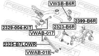 FEBEST Stabilisator, Fahrwerk, Art.-Nr. 2399-B6R