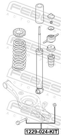 FEBEST Sturzkorrekturschraubensatz, Art.-Nr. 1229-024-KIT