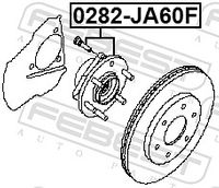 FEBEST Radnabe, Art.-Nr. 0282-JA60F