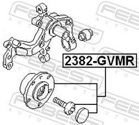 FEBEST Radnabe, Art.-Nr. 2382-GVMR