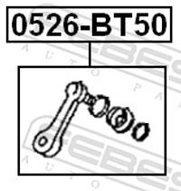 FEBEST Lenkstockhebel, Art.-Nr. 0526-BT50