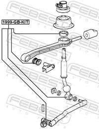 FEBEST Lager, W�hl-/ Schaltstange, Art.-Nr. 1999-GB-KIT