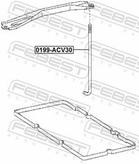 FEBEST Batterieaufnahme, Art.-Nr. 0199-ACV30