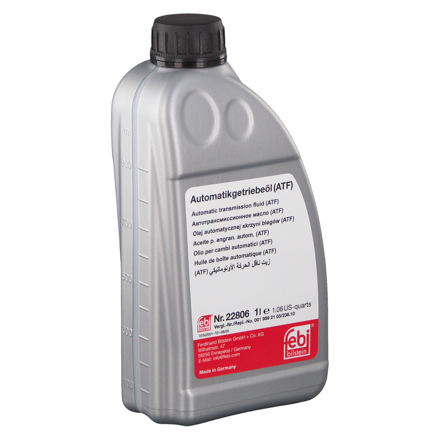 febi Automatikgetriebe&ouml;l ATF 1 Liter Flasche f&uuml;r DSG Getriebe