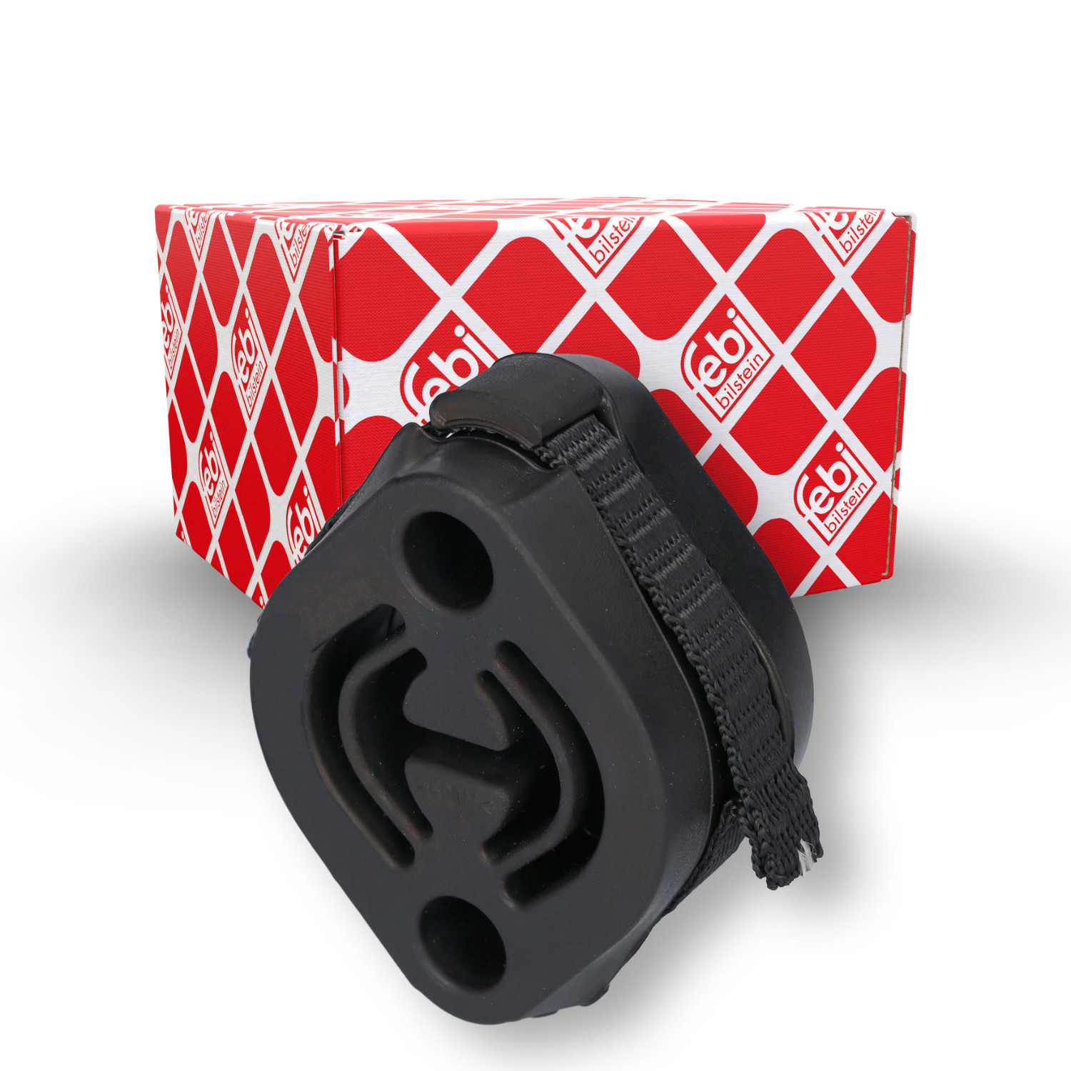 FEBI BILSTEIN Haltering, Schalldämpfer 182106 hinten für VW Audi