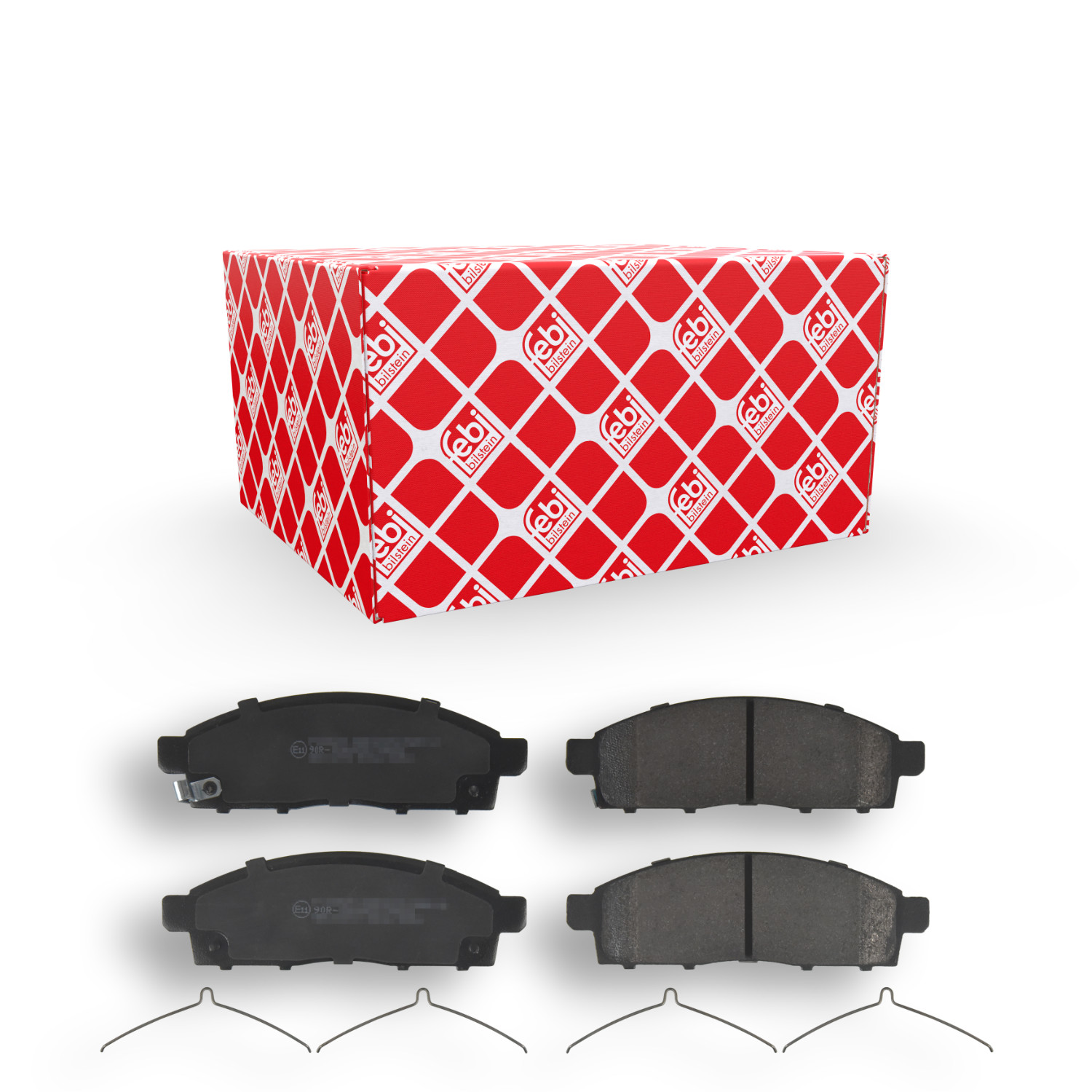 FEBI BILSTEIN Bremsbelagsatz, Scheibenbremse vorne rechts links für MITSUBISHI FIAT 4605A623 4605A930 6000611054 16624