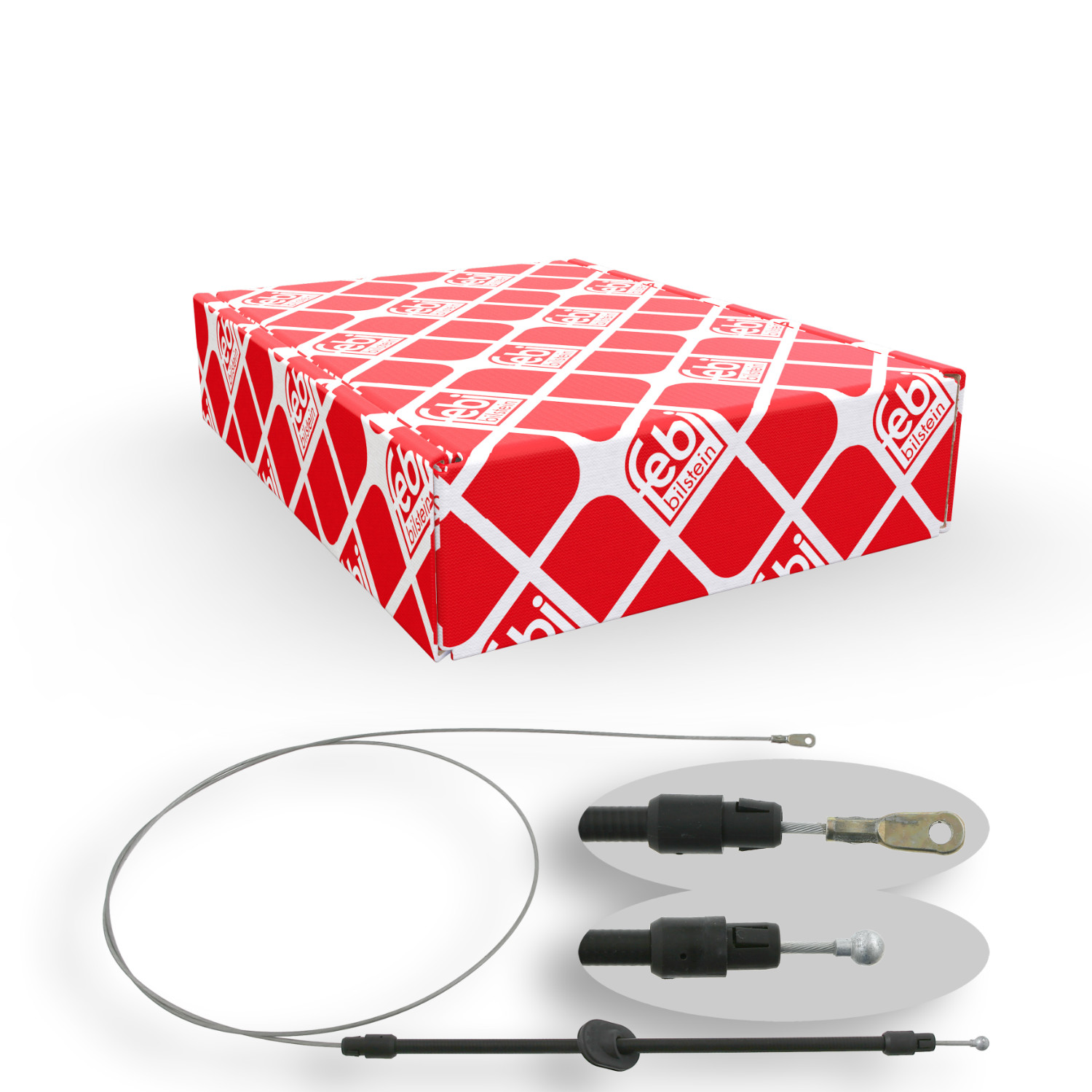 FEBI BILSTEIN Seilzug, Feststellbremse 26731 vorne für VW DODGE MERCEDES-BENZ CHRYSLER 9064205285 A9064205285 9064202385