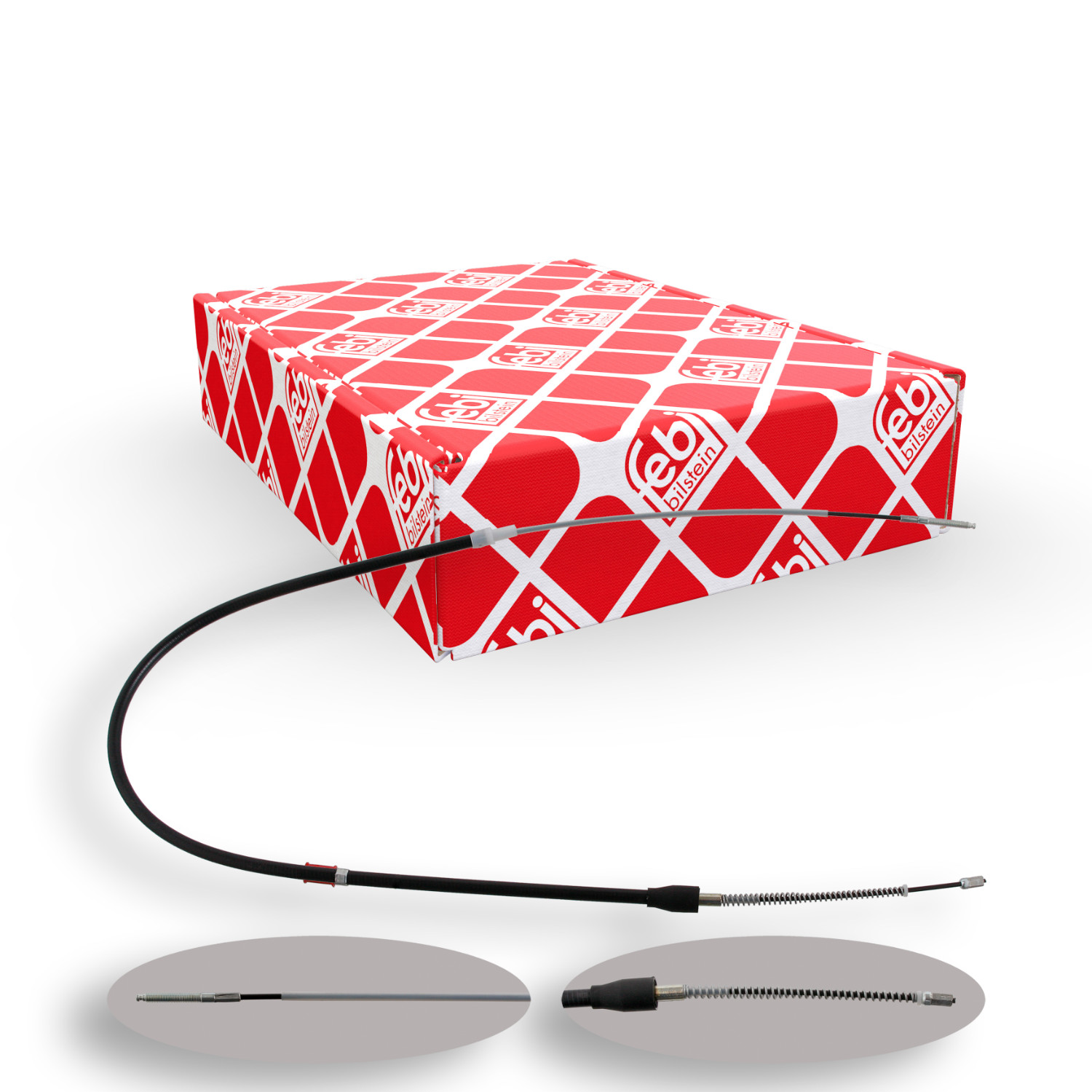 FEBI BILSTEIN Seilzug, Feststellbremse 30765 hinten links für VW SEAT 6X0609721F 6X0609721H 6X0500051A