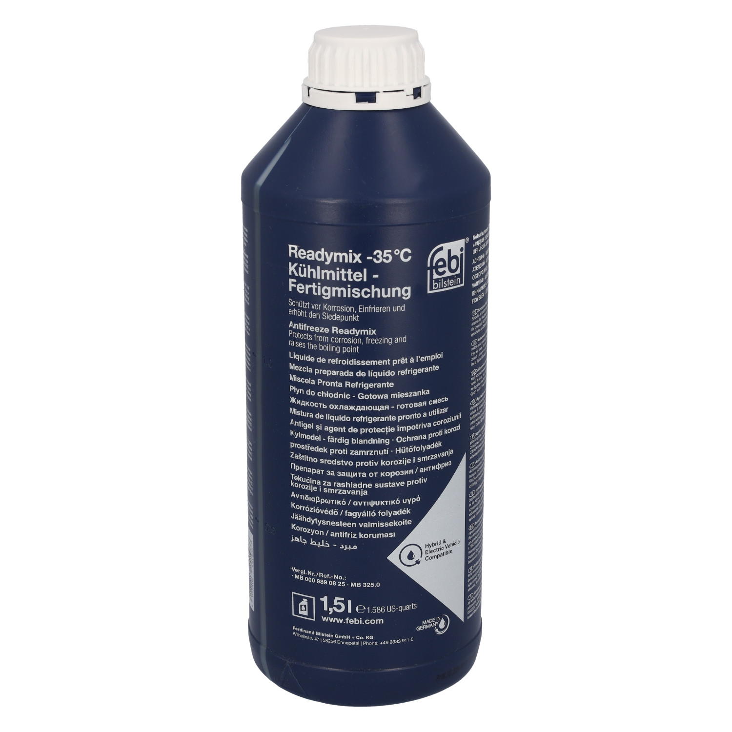 FEBI BILSTEIN Frostschutz Kühlerfrostschutz - Ready Mix (blau) [1,5 L] 24196 1.5l für Mercedes