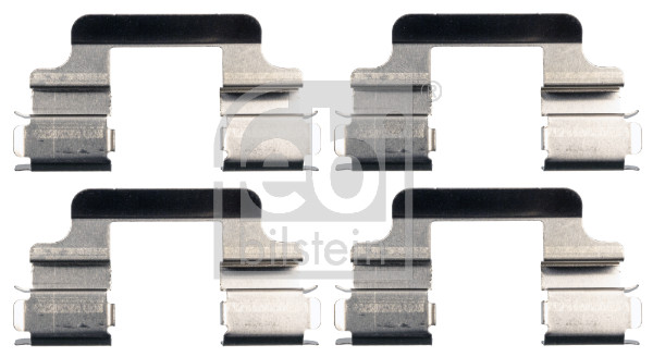 FEBI BILSTEIN Zubehörsatz, Scheibenbremsbelag 185049 Vorderachse