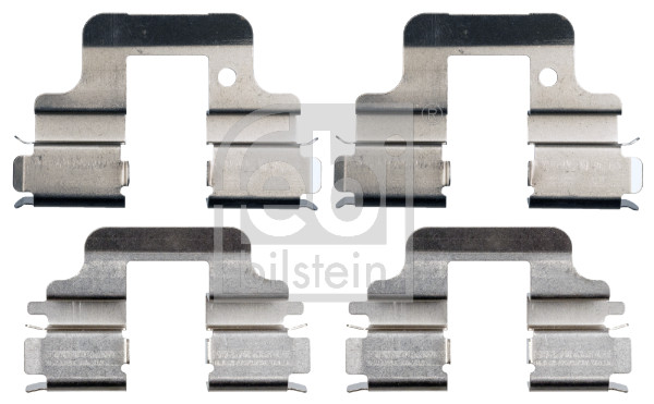 FEBI BILSTEIN Zubehörsatz, Scheibenbremsbelag 185277 Vorderachse