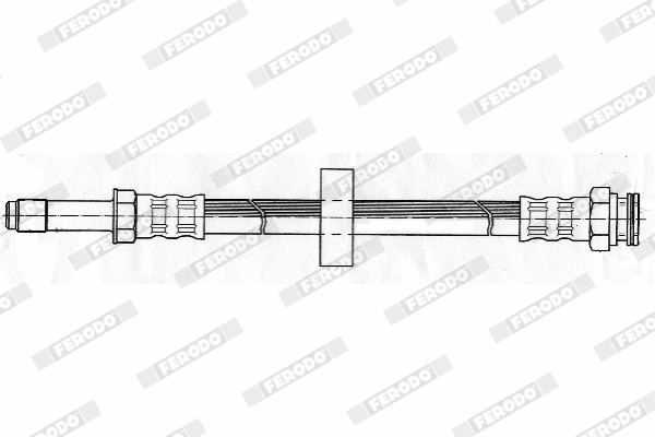 FERODO Bremsschlauch vorne rechts links  für SKODA 6U0611701B FHY2452