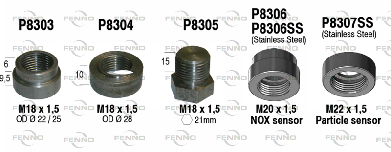 FENNO Halter, Abgasrohr p8304