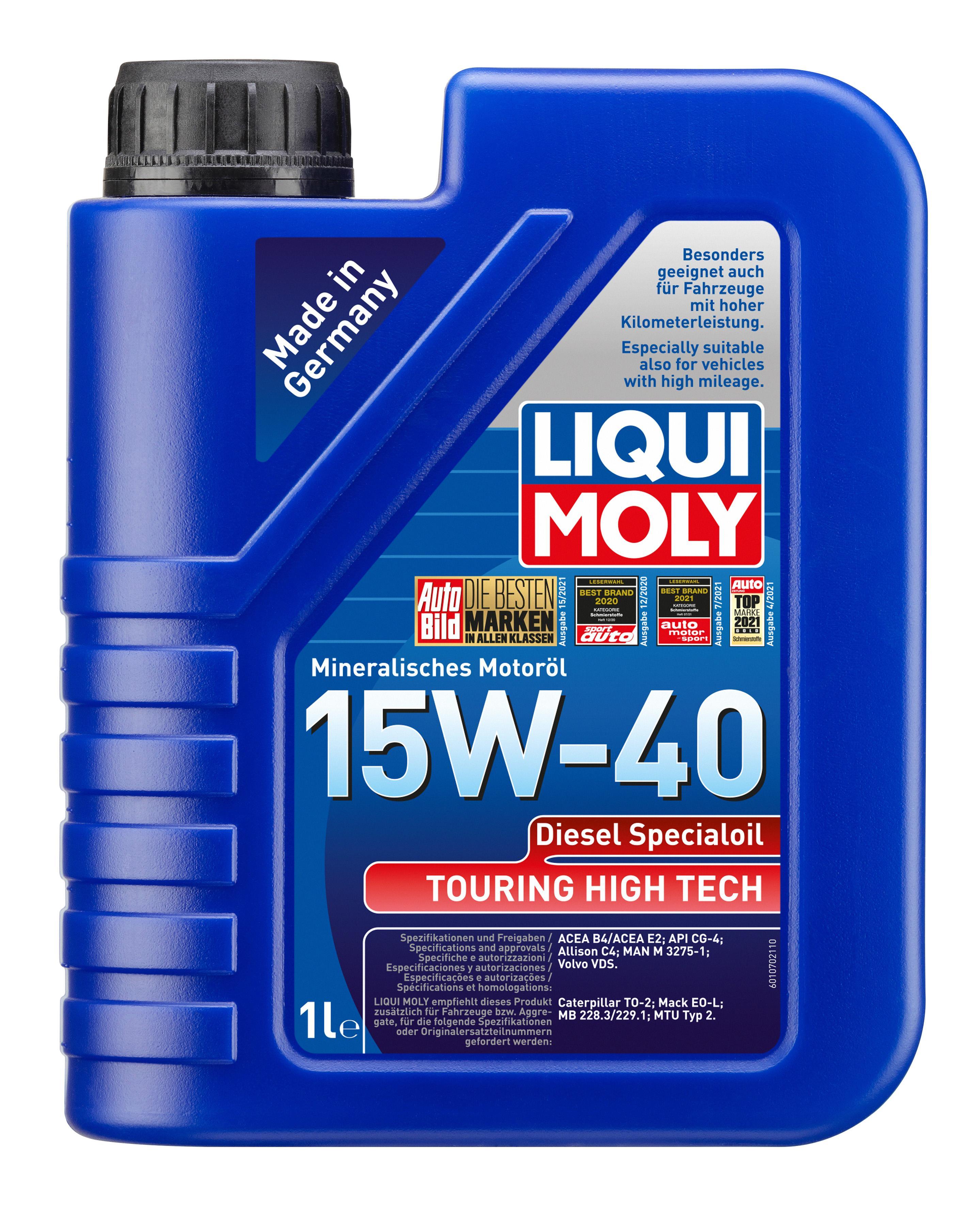 LIQUI MOLY Motoröl Touring High Tech Diesel 15W-40 (1 L) 1070 1l