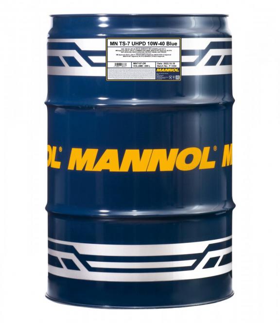 SCT - MANNOL Motoröl Mannol TS-7 UHPD 10W-40 Blue [208L] mn7107dr 208l
