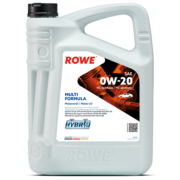 ROWE Motoröl HIGHTEC MULTI FORMULA SAE 0W-20 [5 L] 20202005099 5l