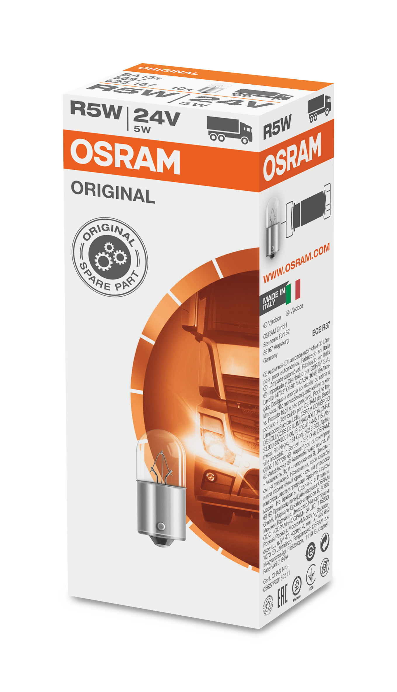 OSRAM Glühlampe, Park-/Positionsleuchte Blinkleuchte 5627